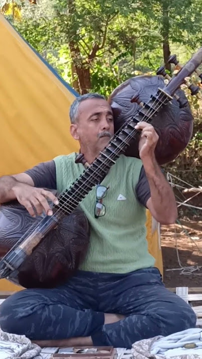 only one person plays this  rudra Veena in whole gujarat(gaurav dev)#old #music #guitar #song