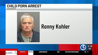 BOOKING PHOTO: Coventry man arrested on child porn charges