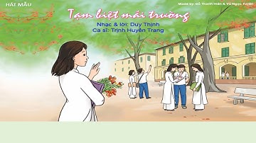 TẠM BIỆT MÁI TRƯỜNG (Hát mẫu): Chủ đề 8 - SGK Âm nhạc 9 Cánh diều. Tone = Bdur