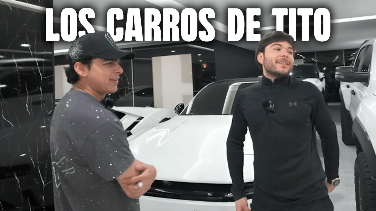 TITO DOUBLE P ME ENSEÑÓ SU GARAJE 😱 | LONCHE