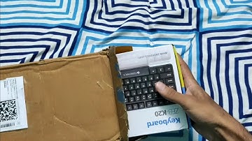 Zebronix k20 Keyboard unboxing