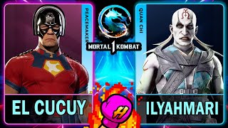 MK1 El Cucuy (PEACEMAKER) VS Ilyahmari (QUAN CHI)🥊Mortal Kombat 1🥊4K 60ᶠᵖˢ