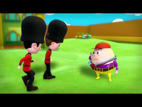 Humpty Dumpty Nursery Rhyme - 3D Animation English Rhymes for children ...