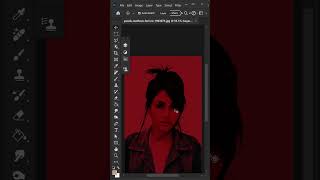 How To Remove Dark Hair Halo in Photoshop #shorts #tutorial #photoshop