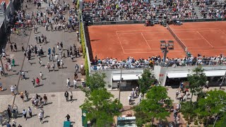 Roland-Garros : 35.000 spectateurs au rendez-vous pour le premier jour du tableau principal