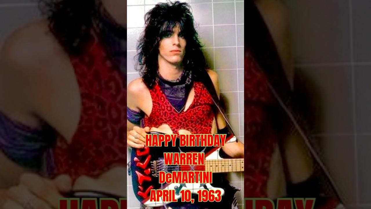 Happy 62nd Birthday to RATT guitarist Warren DeMartini. #music