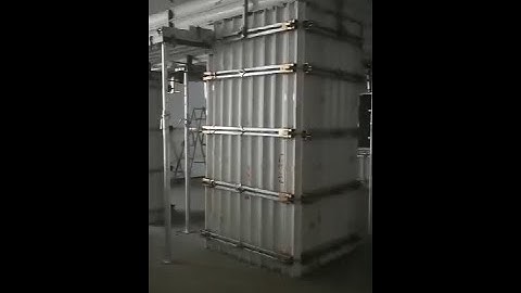 Reuse 60-100 Times New Material Column Formwork  for Square Column Concrete Construction