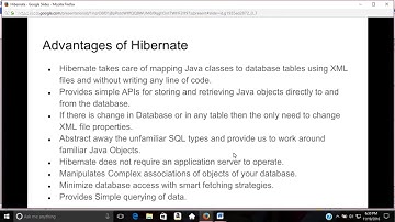 Hibernate Presentation
