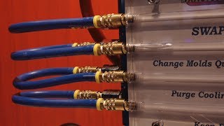 SWAP Valve Cooling Lines saves time on Mold Changeovers Demo at NPE 2018 - Smartflow