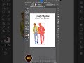 Create Shadow with Free Distort tool in Illustrator 2025 08 03