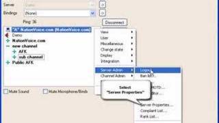 How to Create a Ventrilo AFK Channel