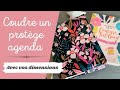 Coudre un protège agenda, carnet de santé ou Bullet Journal