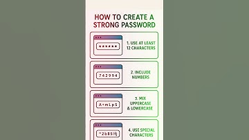 How to create a strong password #alpha #digits #specialcharacters #mix #passwords