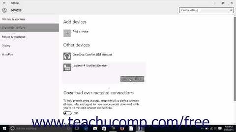Windows 10 Tutorial Managing Other Connected Devices Microsoft Training