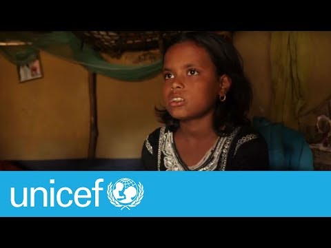 Rohingya refugee girl