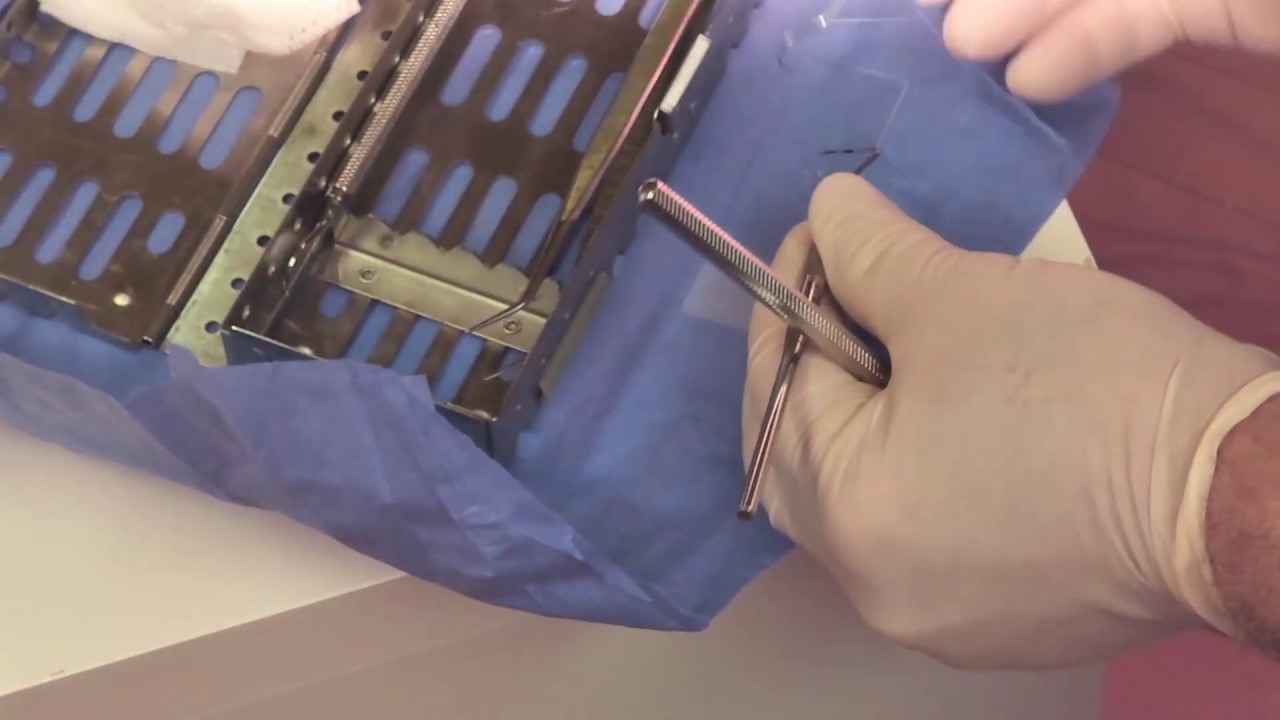 Biofilm preparation slide for microscope examination of periodontitis