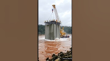 Building a Bridge in the Middle of a Flood #Construction