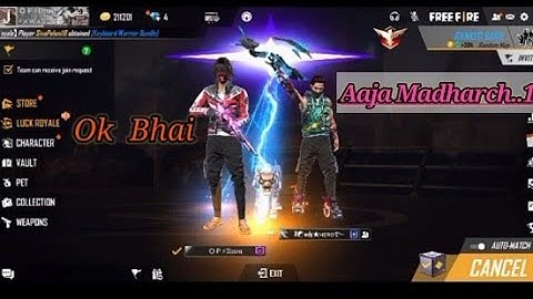 75 Level Pro Player Call Me Noob😡😡Aaja noob 1v1 Custom me,,