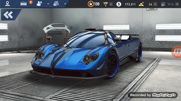 Need for speed No Limits : Pagani Zonda Cinque stage 8 and tuning