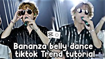 Bananza belly dance capcut tutorial/ capcut edit tutorial/ taehyung birthday edit tutorial