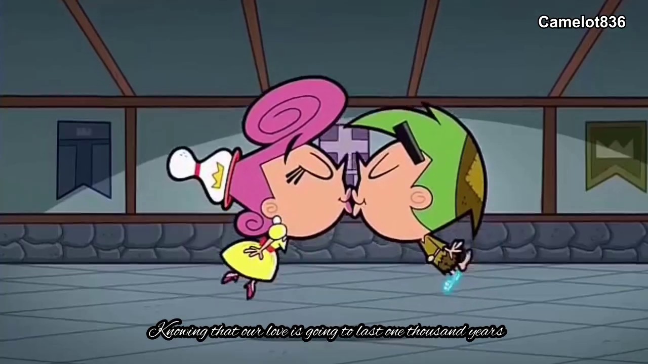 Cosmo and wanda kiss