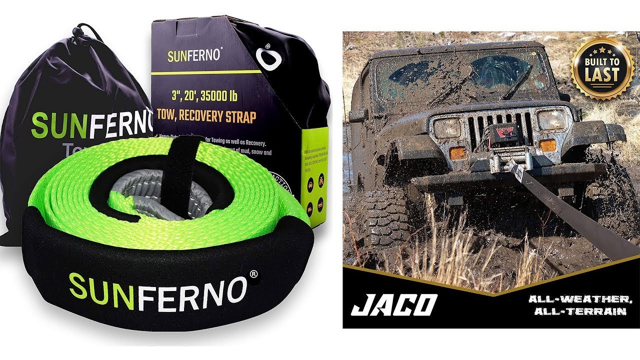 Best Top 10 Recovery Tow Strap For 2022 |  Top Rated Best Recovery Tow Strap