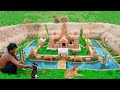 Collect Abandoned Puppy Building Mud Castle Dog In Ancient Style