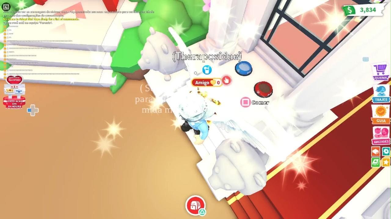 Eu vazendo soteio no adopeti