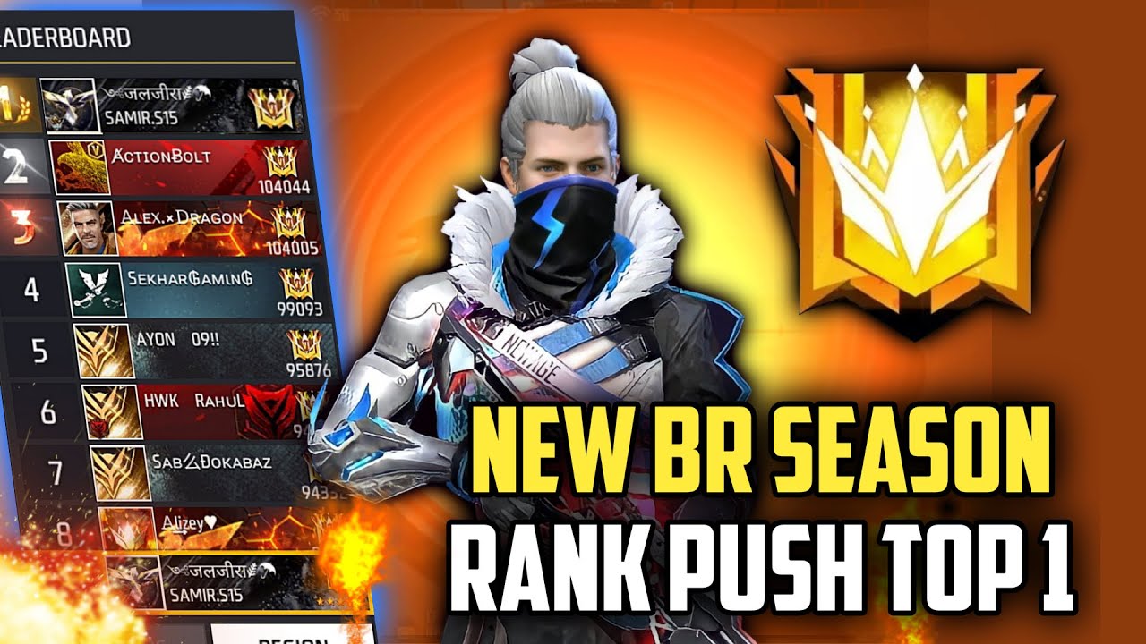 New Season Br Ranked 30 Road To Top 1 Grandmaster #FREEFIRELIVE # ...