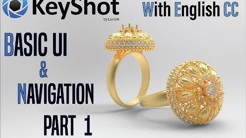 Keyshot 9.1 Beginner Basic UI and Navigation   Part 1 - Urdu/Hindi (English Subtitles)