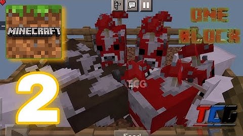 Minecraft One Block Survival - Gameplay Walkthrough (Part 2) [iOS,Android]