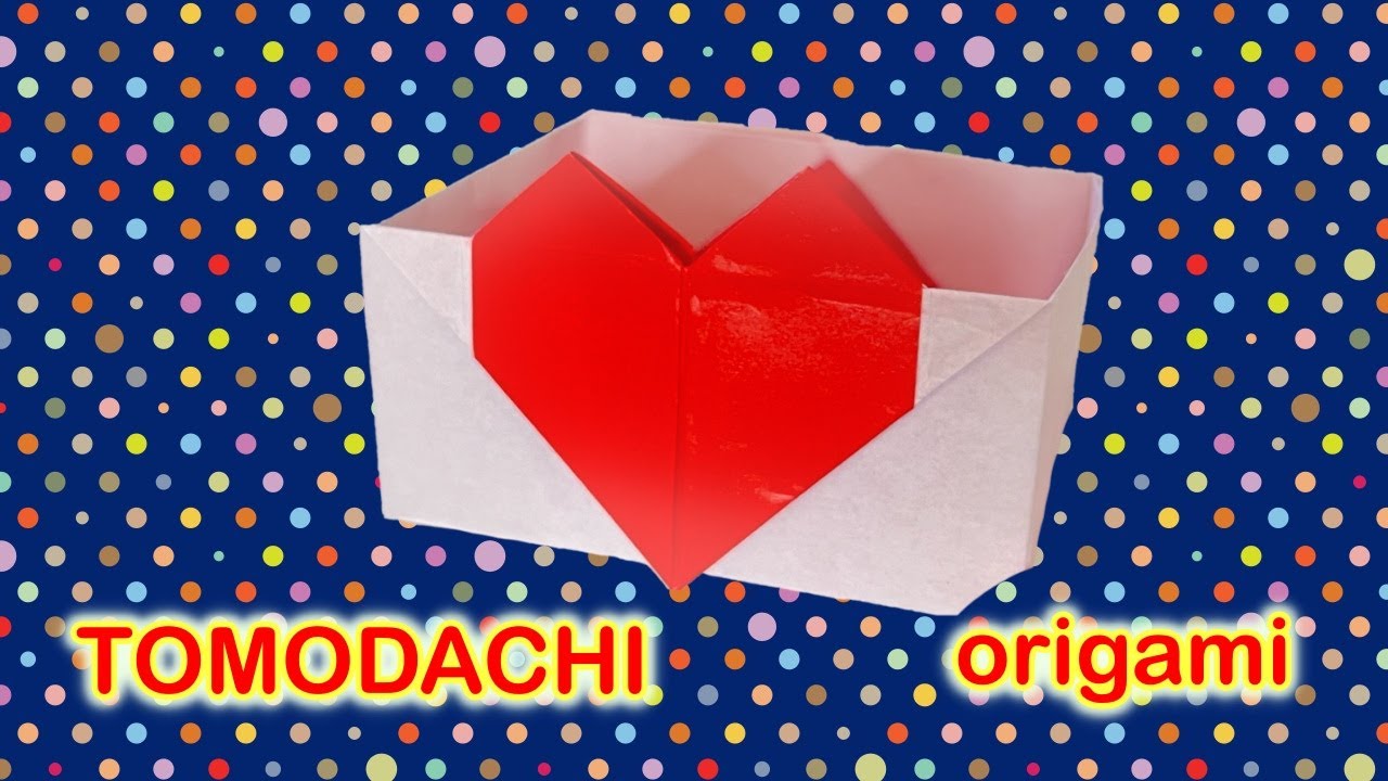 【origami】how To Make Origami Heart Box Youtube