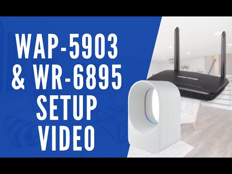 Comtrend Pairing WAP 5903 with WR 6895 - video from Comtrend
