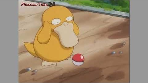 Pokemon short clip - Misty caught Psyduck