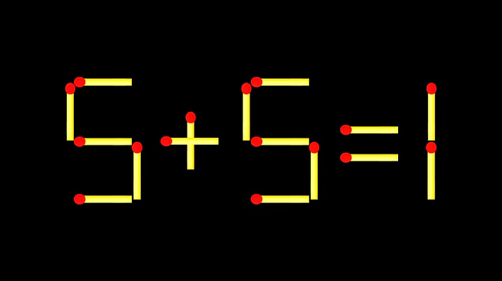 20 Difficult Matchstick Puzzles Only People with High IQ Can Solve