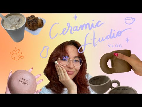 Ceramic studio mini vlog 💕✨🏺🌞
