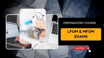 LFOM & MFOM Preparatory  Course