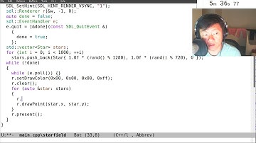 Coding Challenge - Starfield in 10 minutes