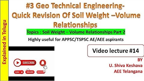 Soil Weight-Volume Relationships part2 #soilmechanics 3