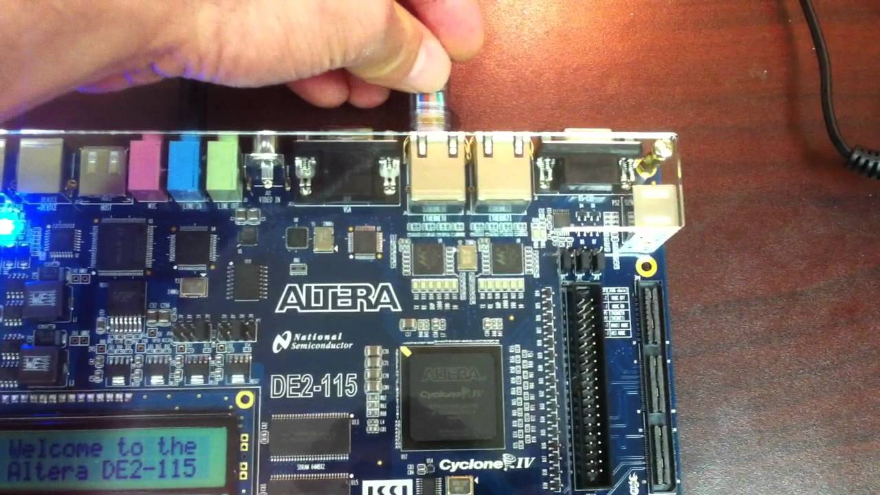16 Channel 24 Bit Ethernet Audio Protocol With Altera Fpga Youtube