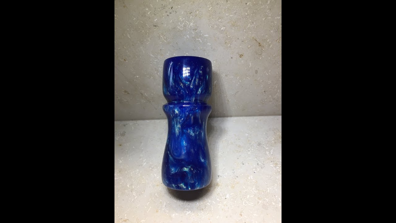 Turning a Shaving Brush Handle Blank to Finished Handle YouTube