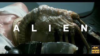 Alien (1979) Kane Face Hugger Scene Movie Clip Upscale 4k UHD HDR - Dolby Vision Sigourney Weaver