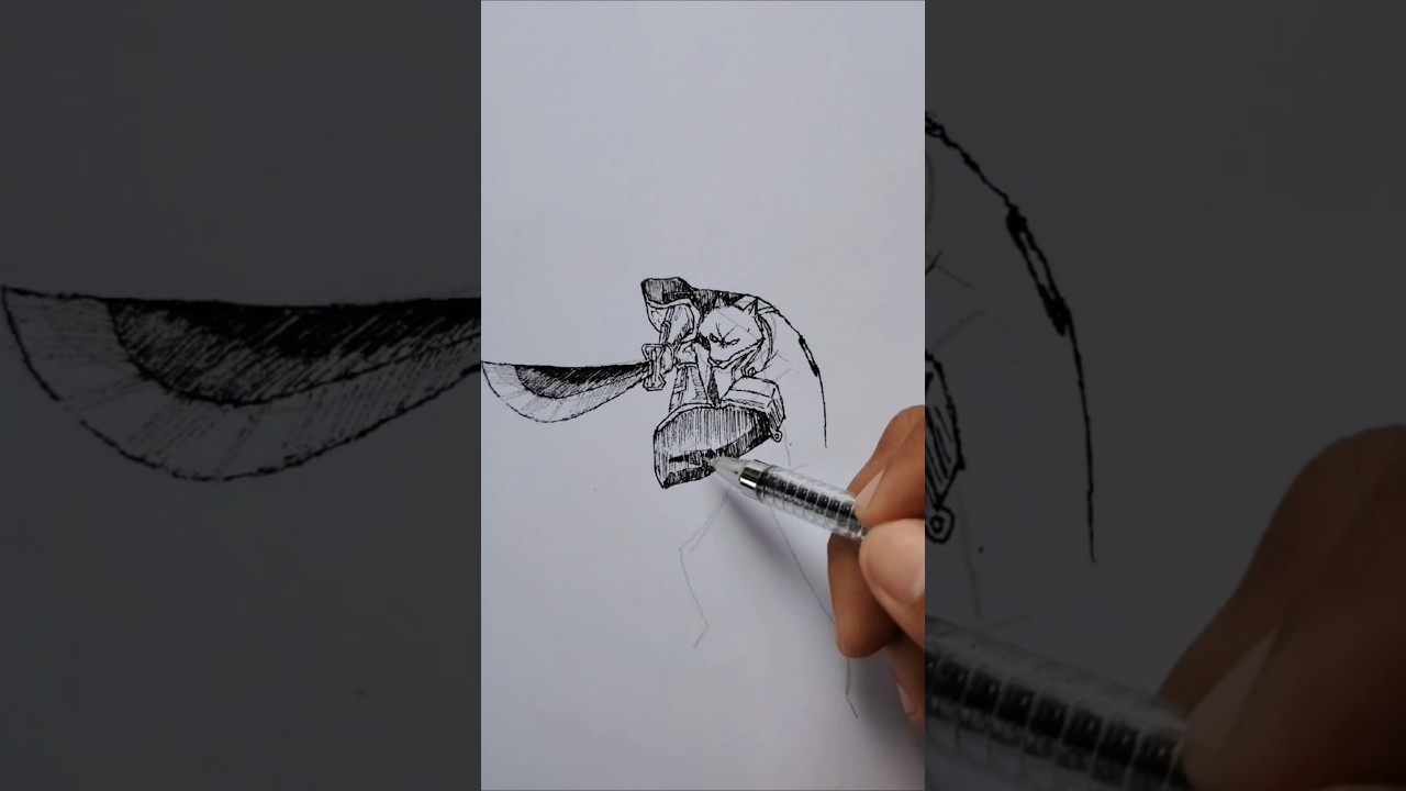 Drawing Sajin Komamura | Bleach 