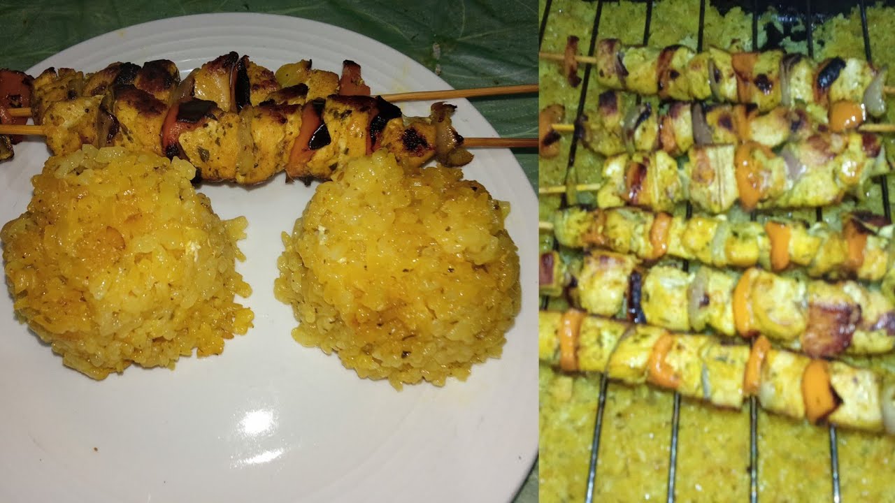 قطبان ديال الدجاج شويه في الفرن مع الروز كيجيو رائعين والديد بواف بزاف 