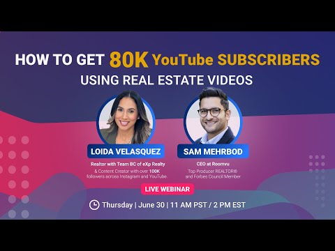 How to get 80K YouTube subscribers using real estate videos
