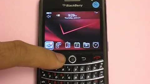 How to erase / reset Blackberry 9630 Tour personal data and phone settings
