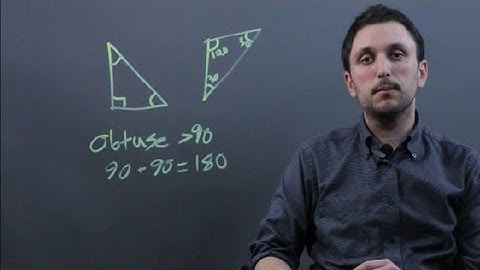 How Many Obtuse Angles Are in an Obtuse Triangle? : Math & Geometry Tips