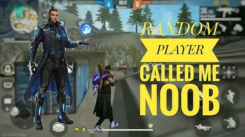 Playing custom 1v1 in free fire || random Player called me noob