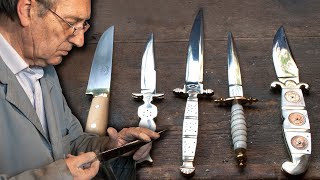 The cutler. Handmade manufacture of a knife with a handle | Lost Trades | Documentary film