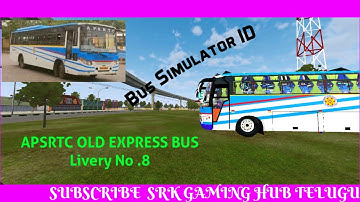 APSRTC EXPRESS BUS Livery For ZEDPRO MOD Bus Simulator Indonesia /Bussid / Srk gaming hub telugu